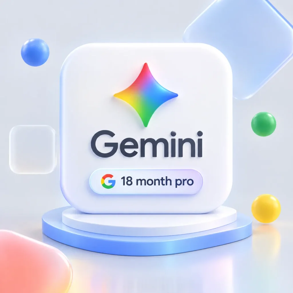 خرید اکانت جمینی ۱۸ ماهه | Google AI Pro با فعال‌سازی سریع