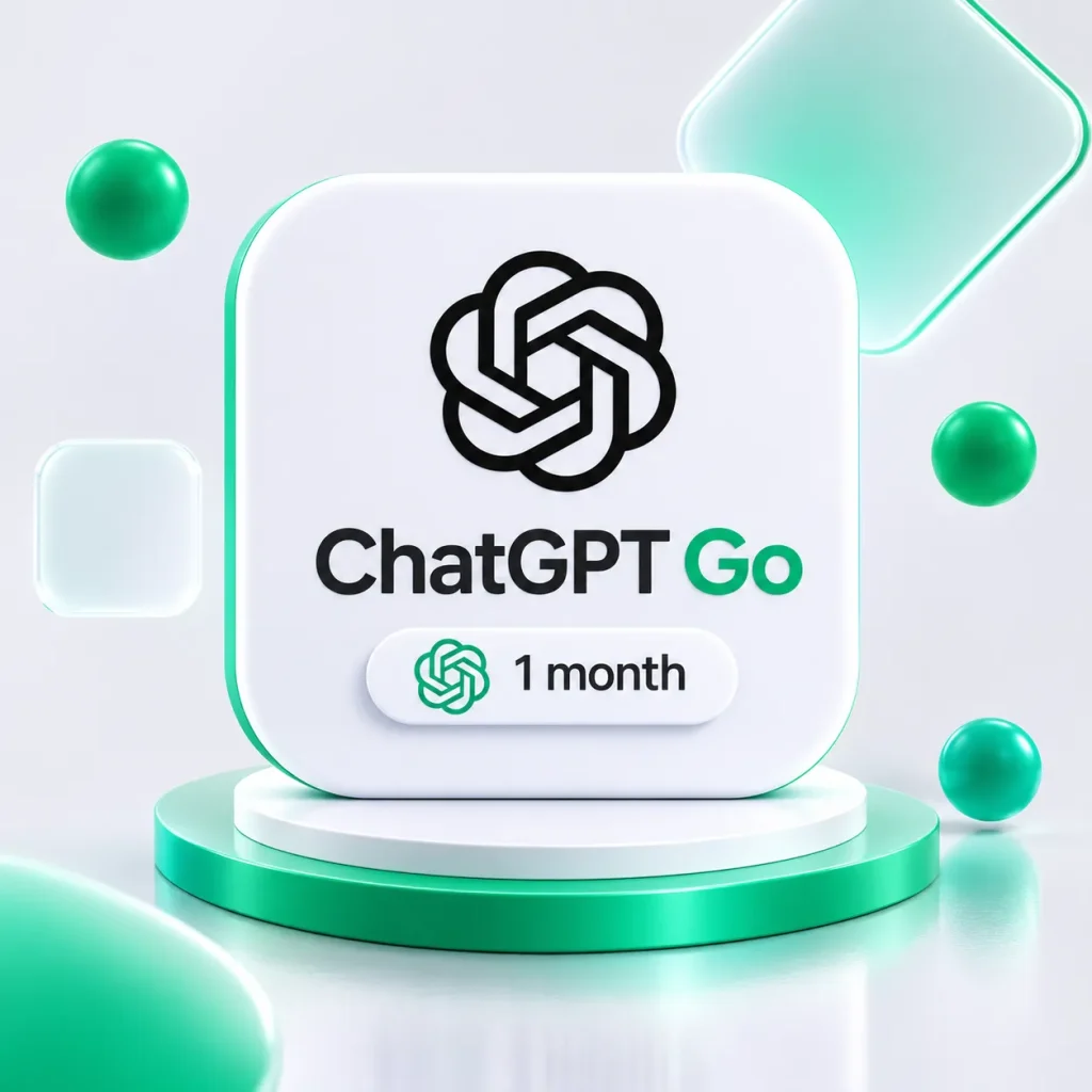 خرید اکانت ChatGPT Go (چت جی پی تی گو) یکماهه